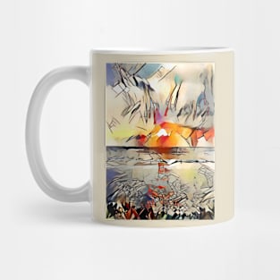 Sunset over the Pacific Mug